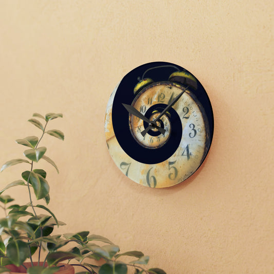 Spiral Wall Clock