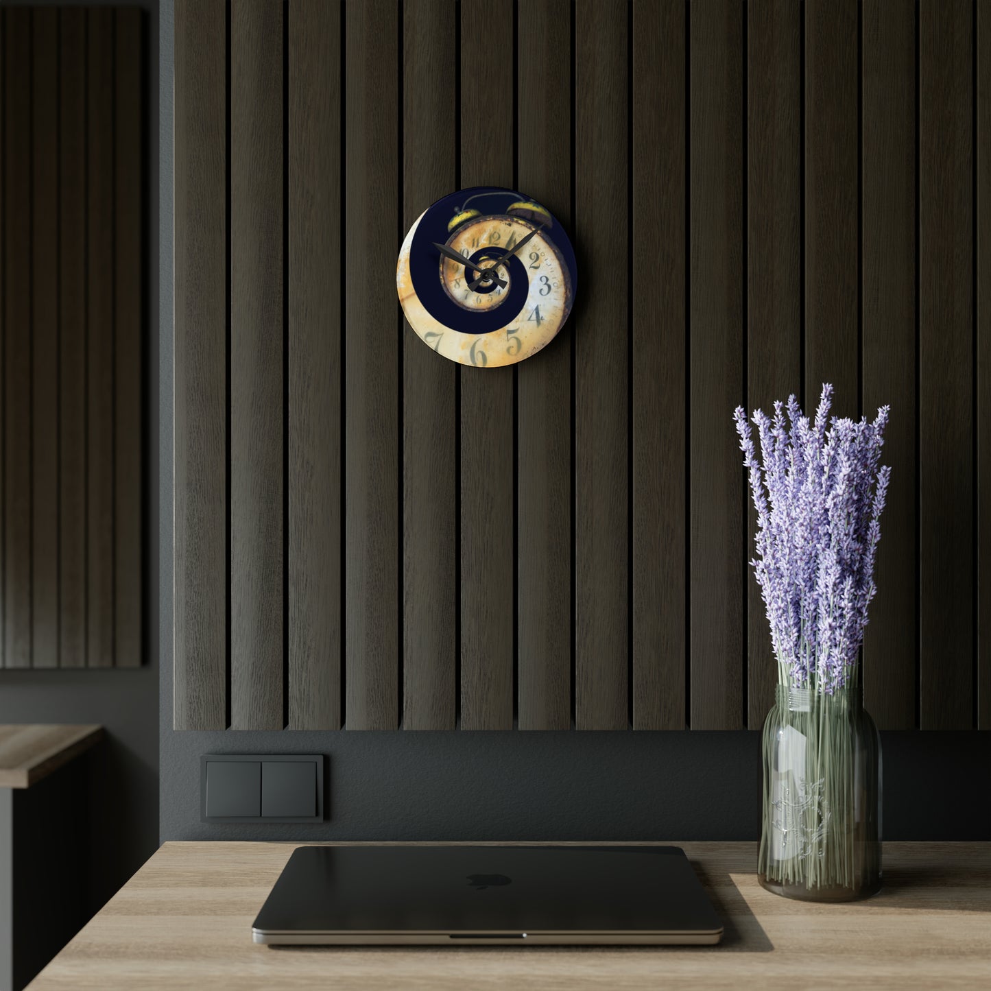 Spiral Wall Clock
