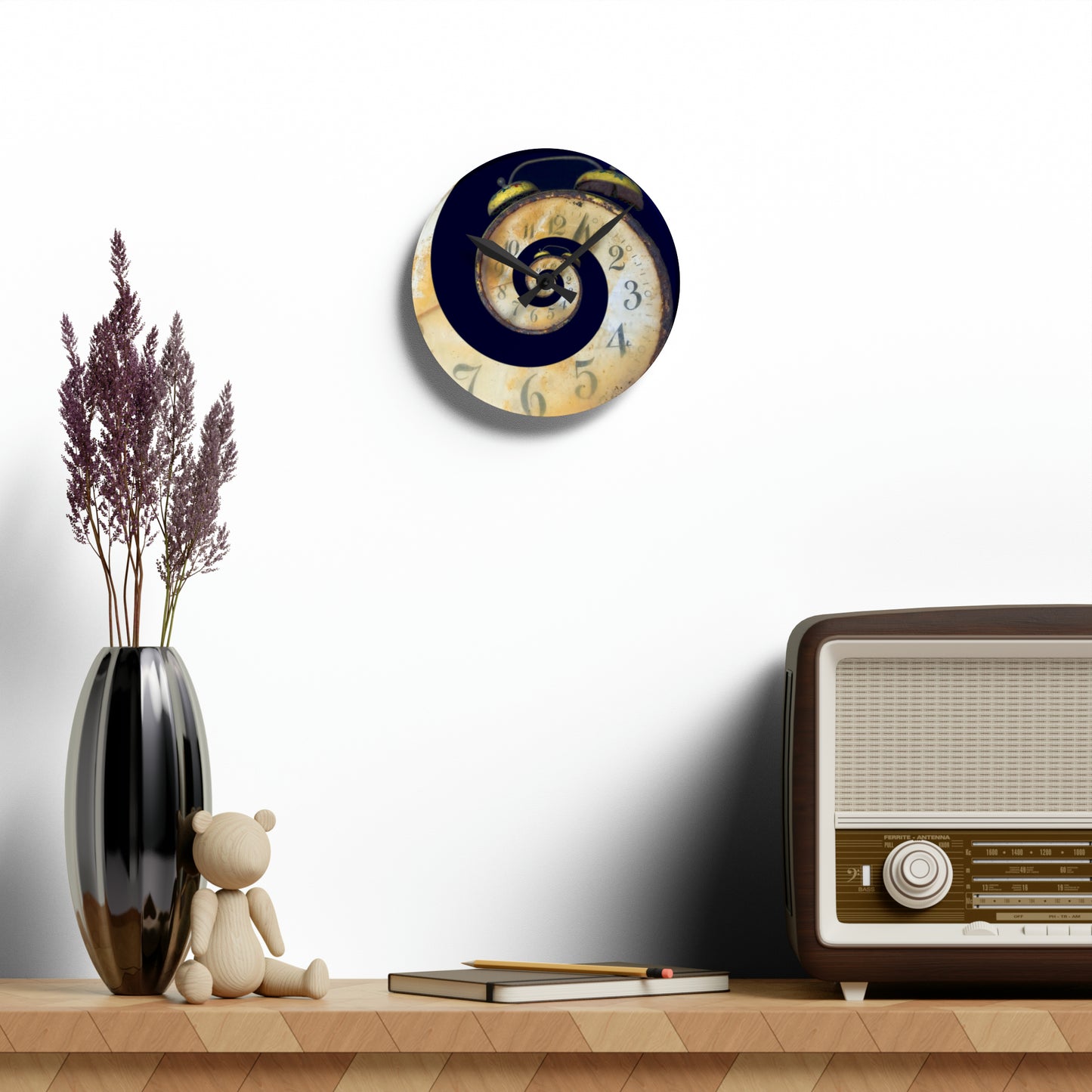 Spiral Wall Clock